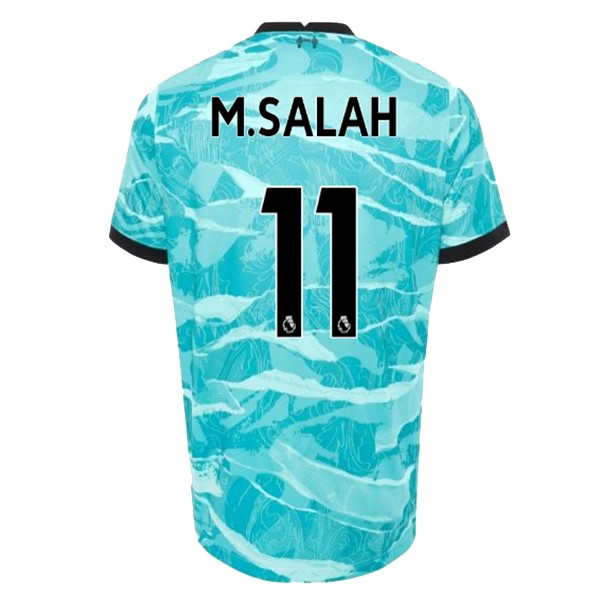 Camiseta Liverpool NO.11 M.Salah Segunda Equipación 2020-2021 Azul